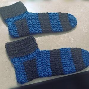 Handmade Couple Slipper Socks